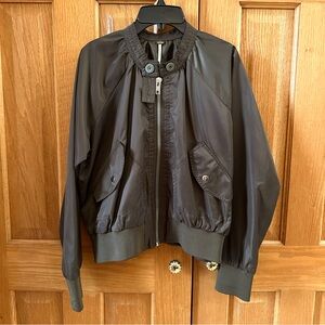 Free People Midnight Bomber Jacket